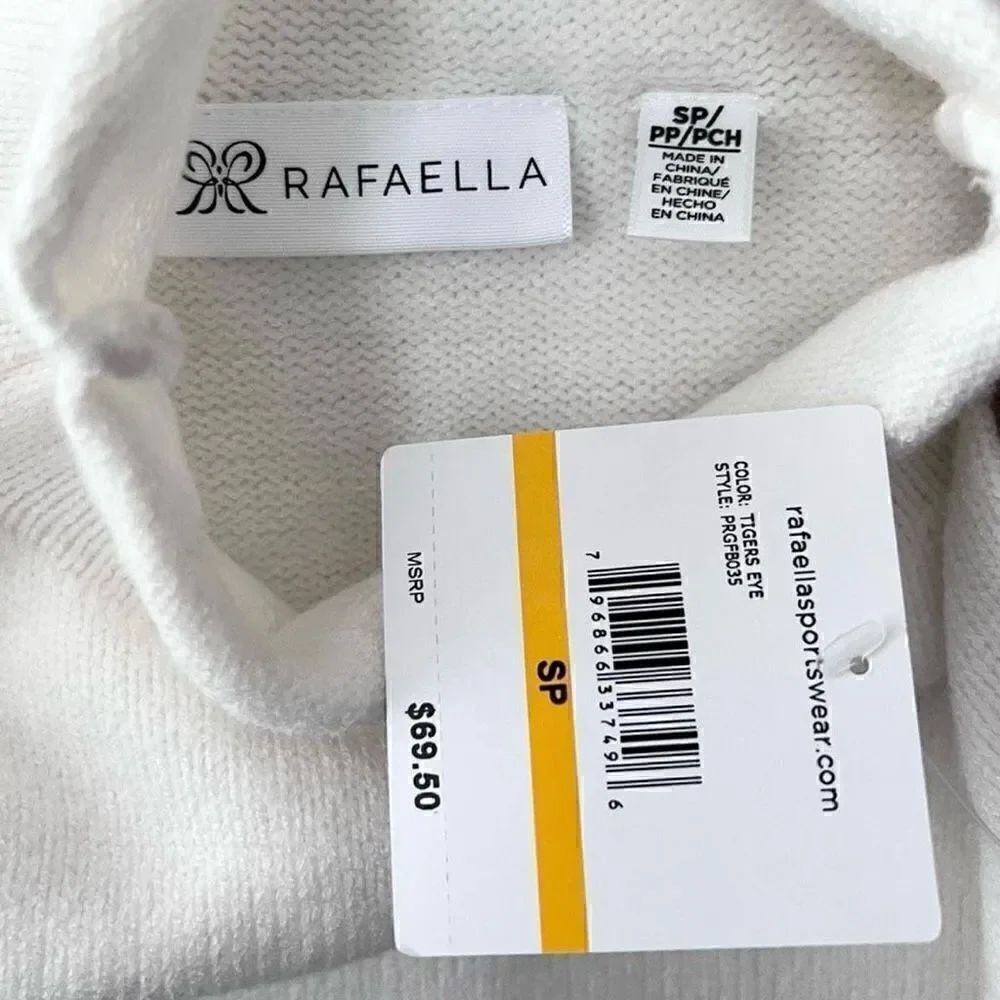 Rafaella Color Block Funnel Neck Sweater NWT - Picture 8 of 8